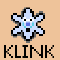 klink the pokemon but pixelated
